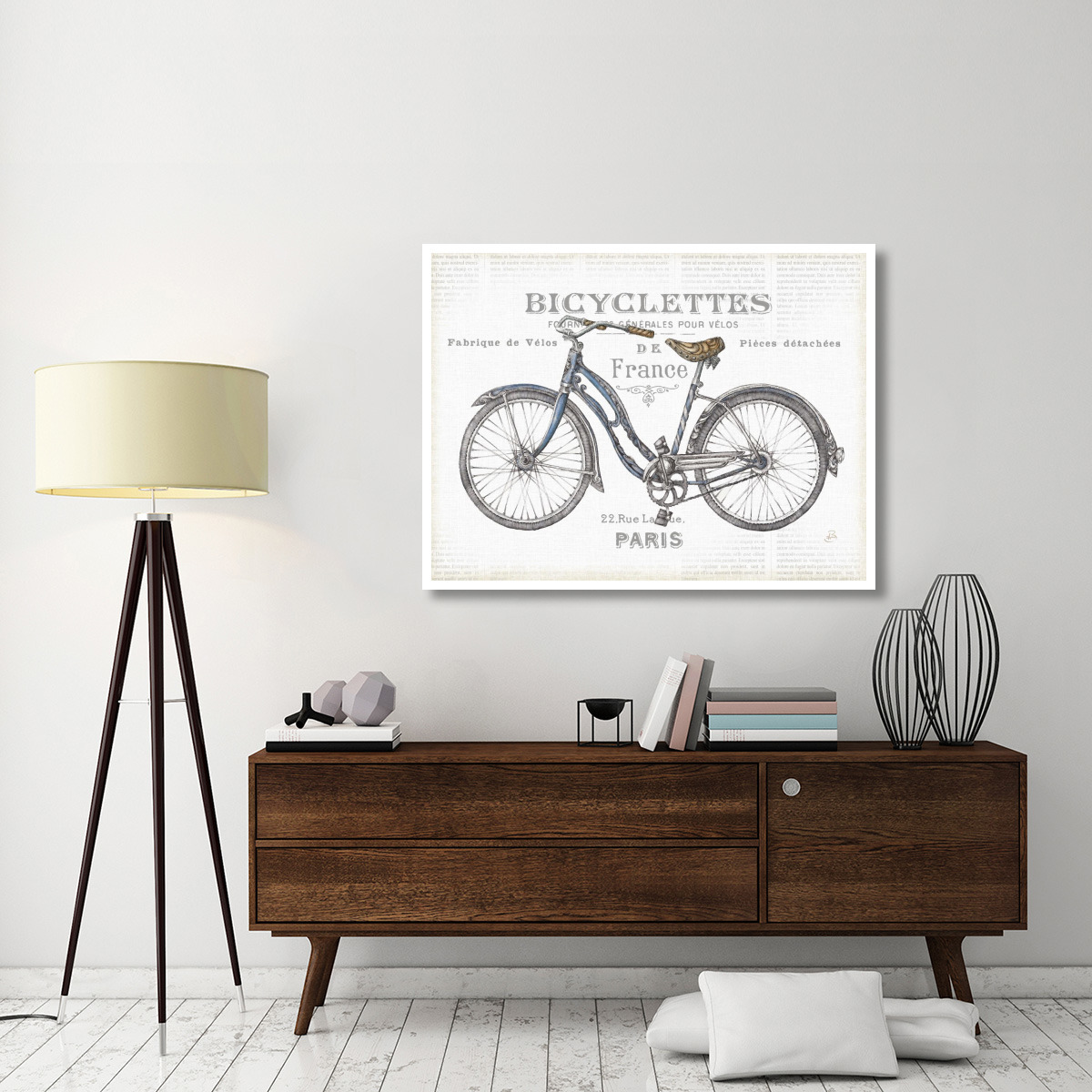 Bicycles II v2 -Paper Art-50&quotx38"