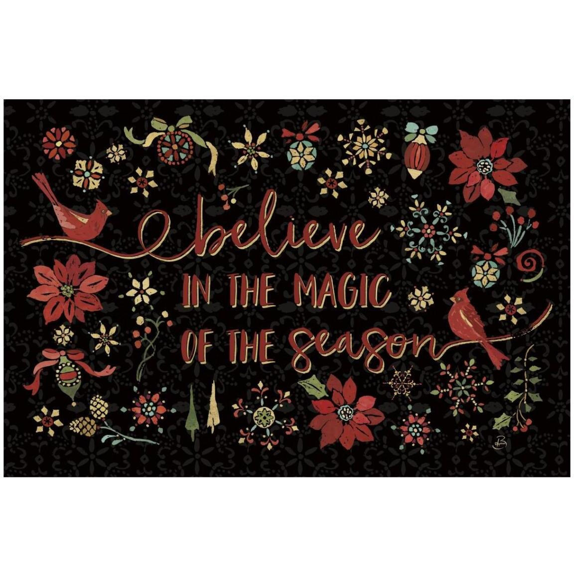 Holiday Impressions II Black -Paper Art-20&quotx14"