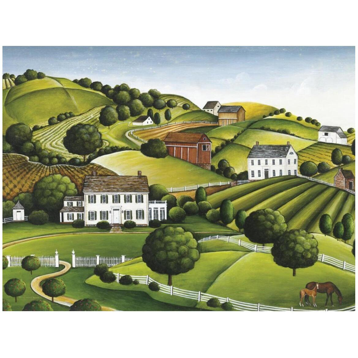 Apple Valley -Paper Art-50&quotx38"