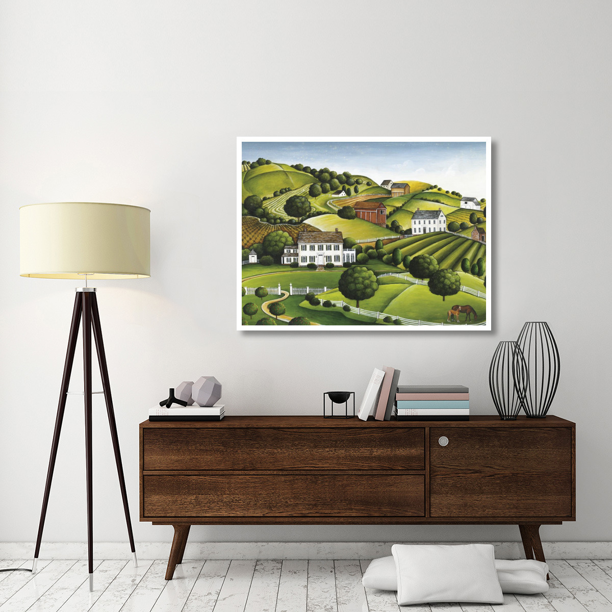 Apple Valley -Paper Art-50&quotx38"