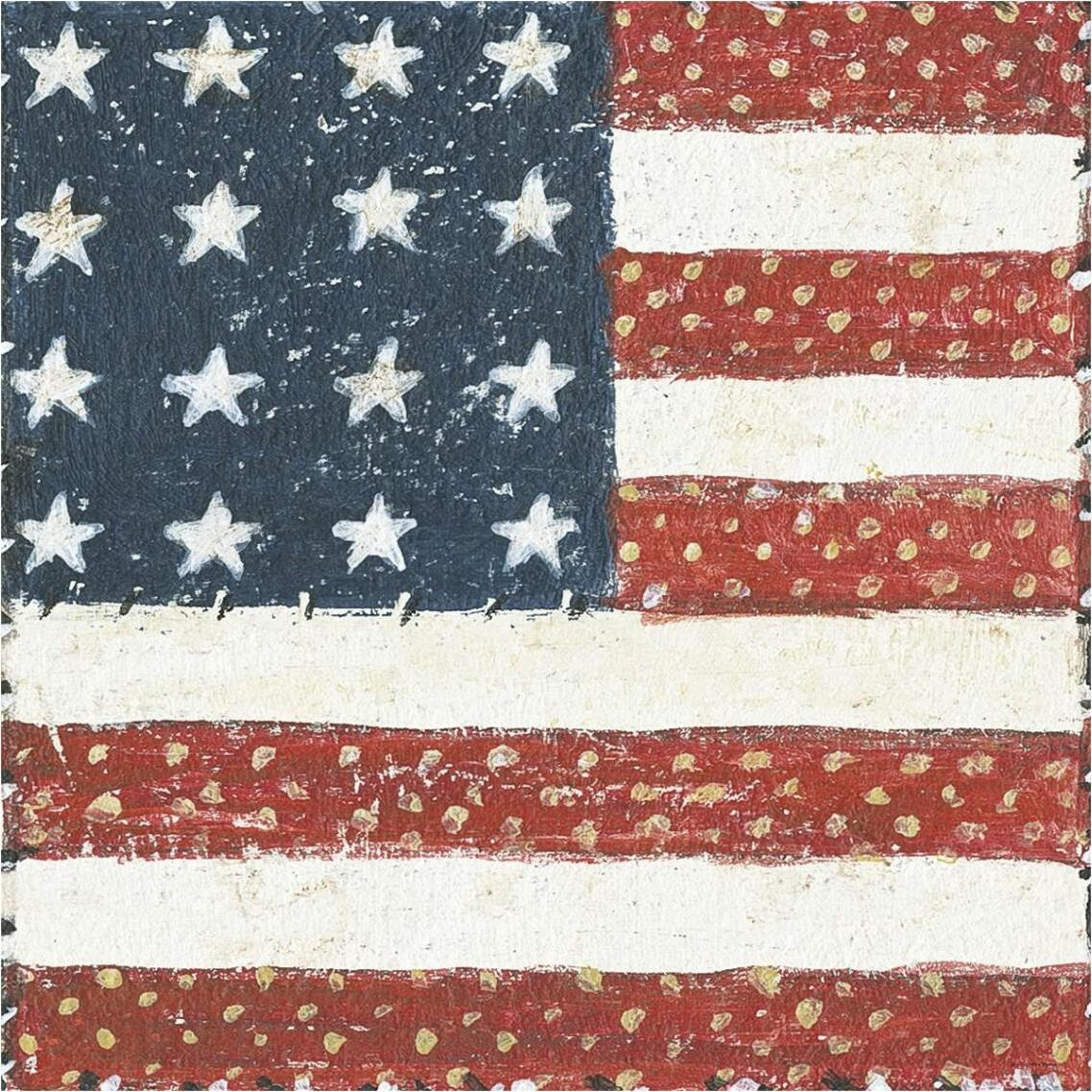 Americana Quilt IV -Paper Art-38&quotx38"