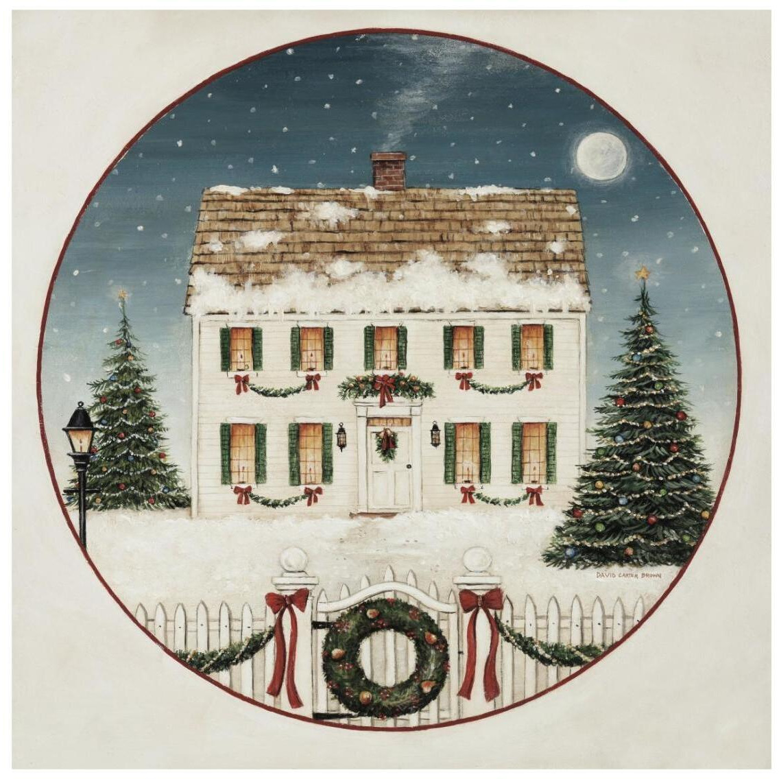 Merry Lil House -Paper Art-26&quotx26"