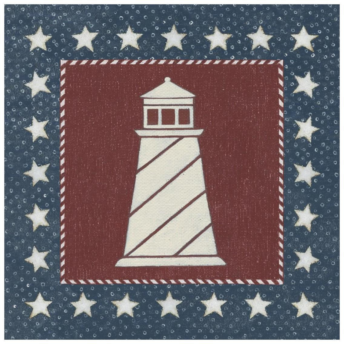Coastal Americana II -Paper Art-26&quotx26"