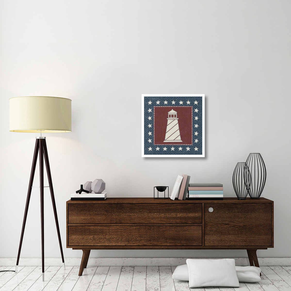 Coastal Americana II -Paper Art-26&quotx26"