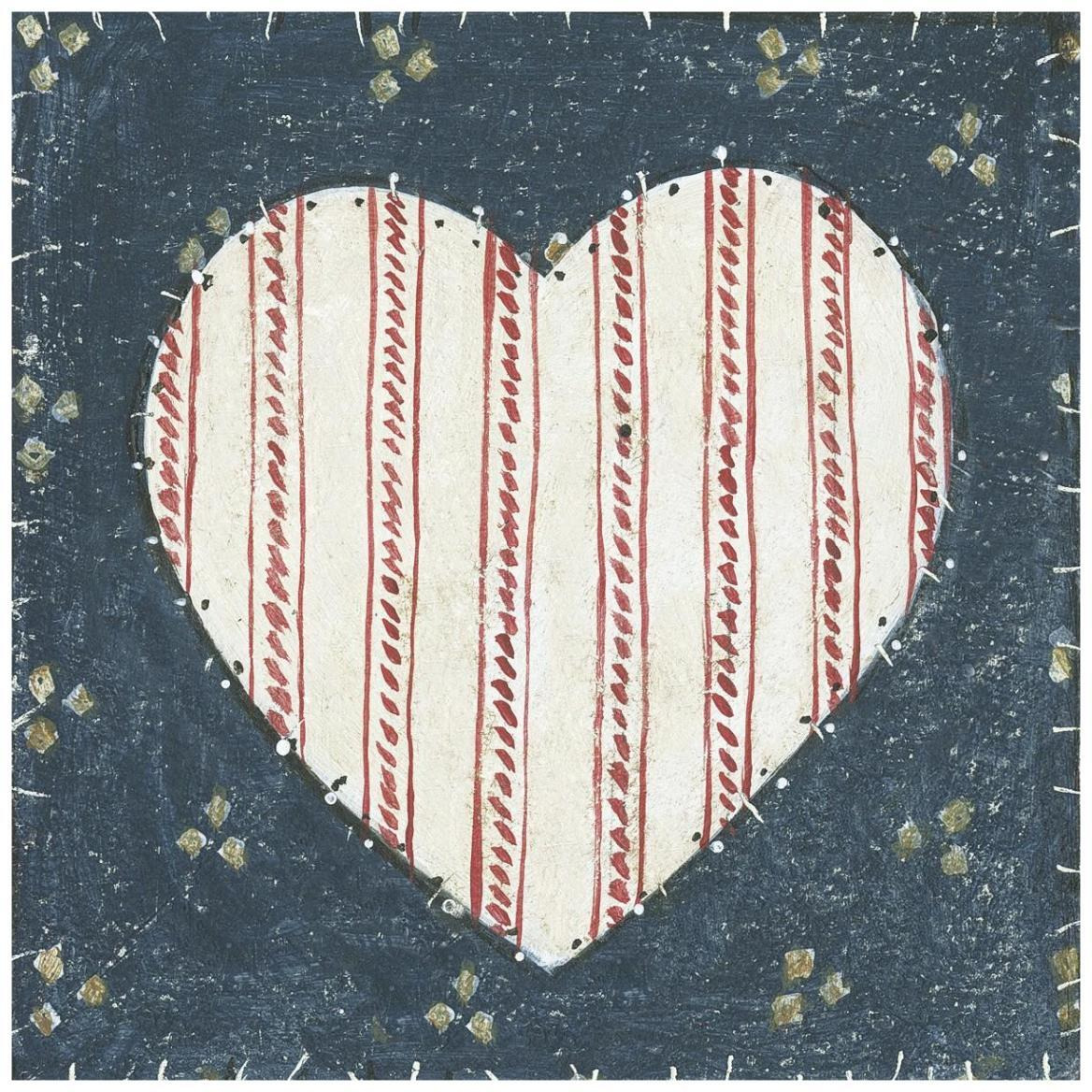 Americana Quilt I -Paper Art-42&quotx42"