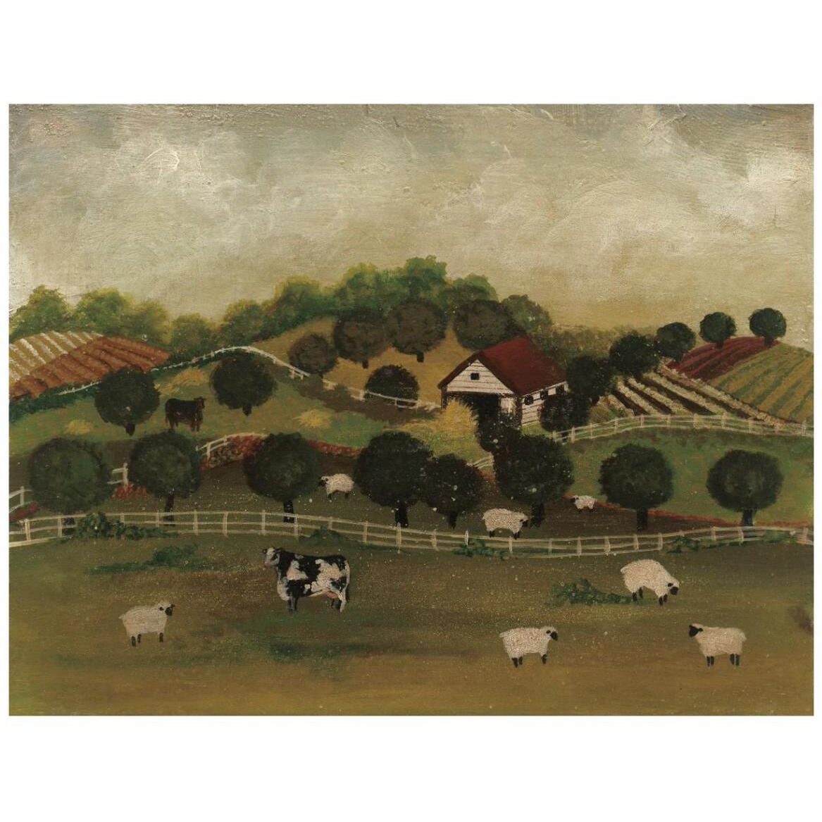 A Day at the Farm II -Paper Art-42&quotx32"