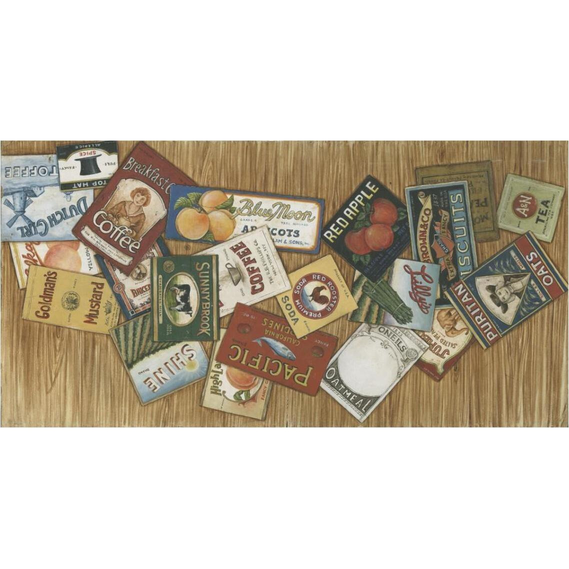 Vintage Signs -Paper Art-38&quotx20"