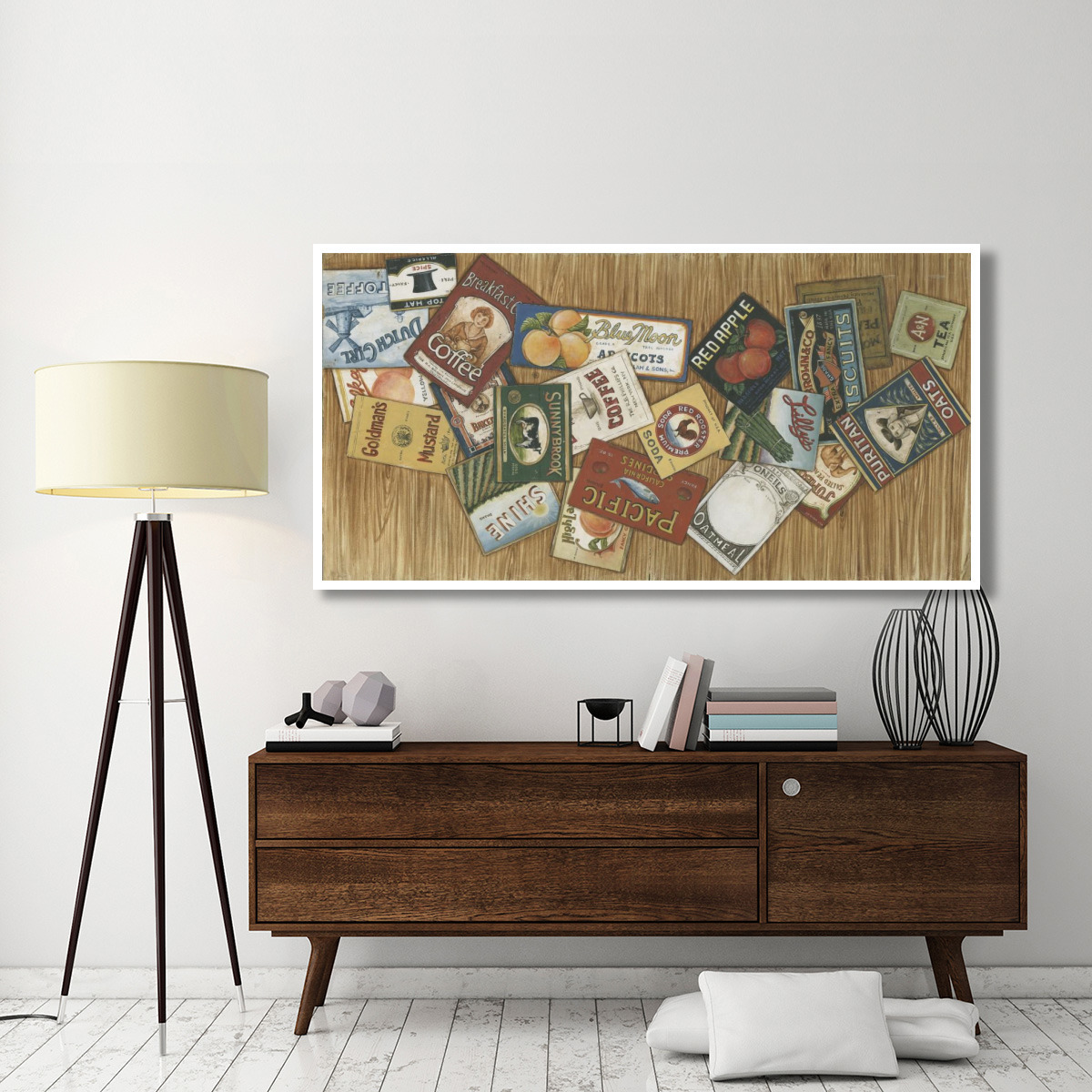 Vintage Signs -Paper Art-74&quotx38"