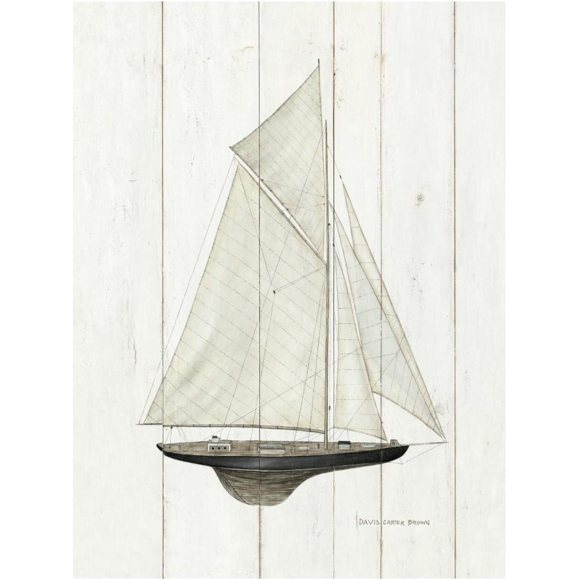 Sailboat I -Paper Art-14&quotx18"
