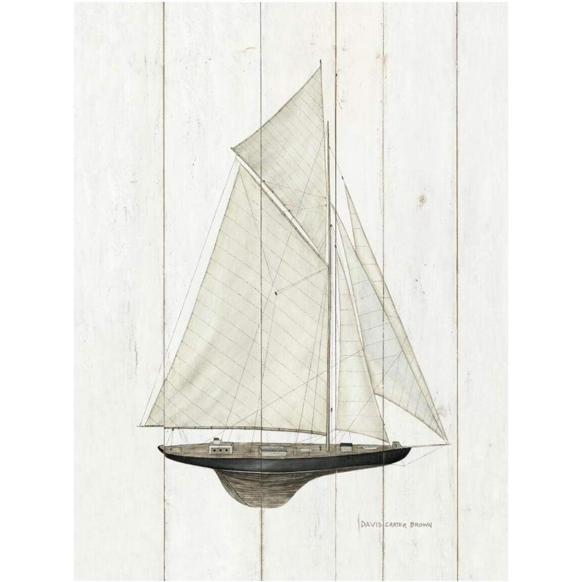 Sailboat I -Paper Art-38&quotx50"