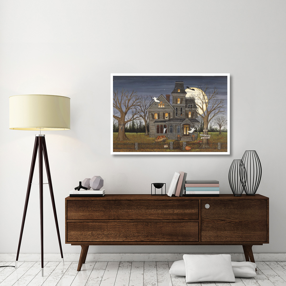 Haunted House -Paper Art-50&quotx34"