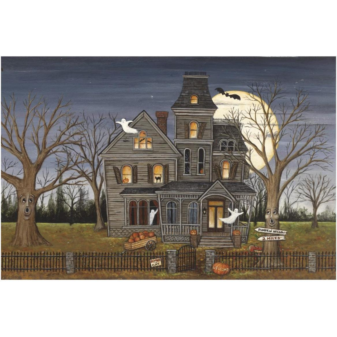 Haunted House -Paper Art-62&quotx42"