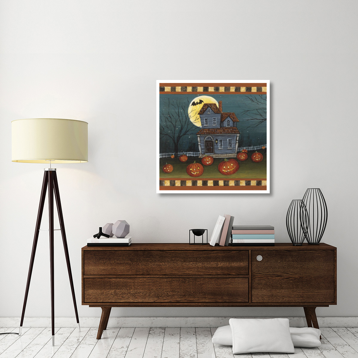 Halloween Eve -Paper Art-38&quotx38"