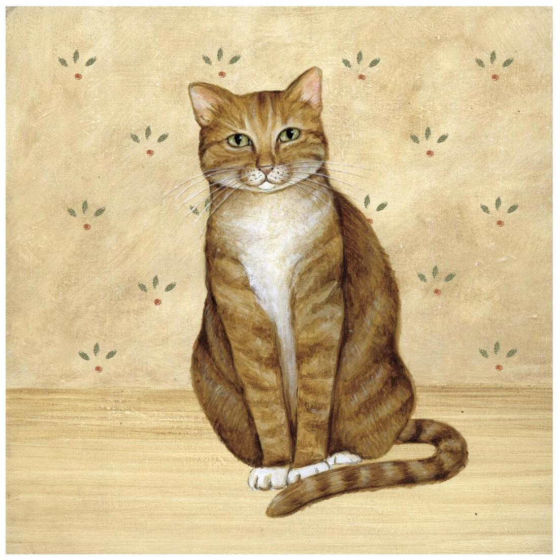 Country Kitty II -Paper Art-20&quotx20"