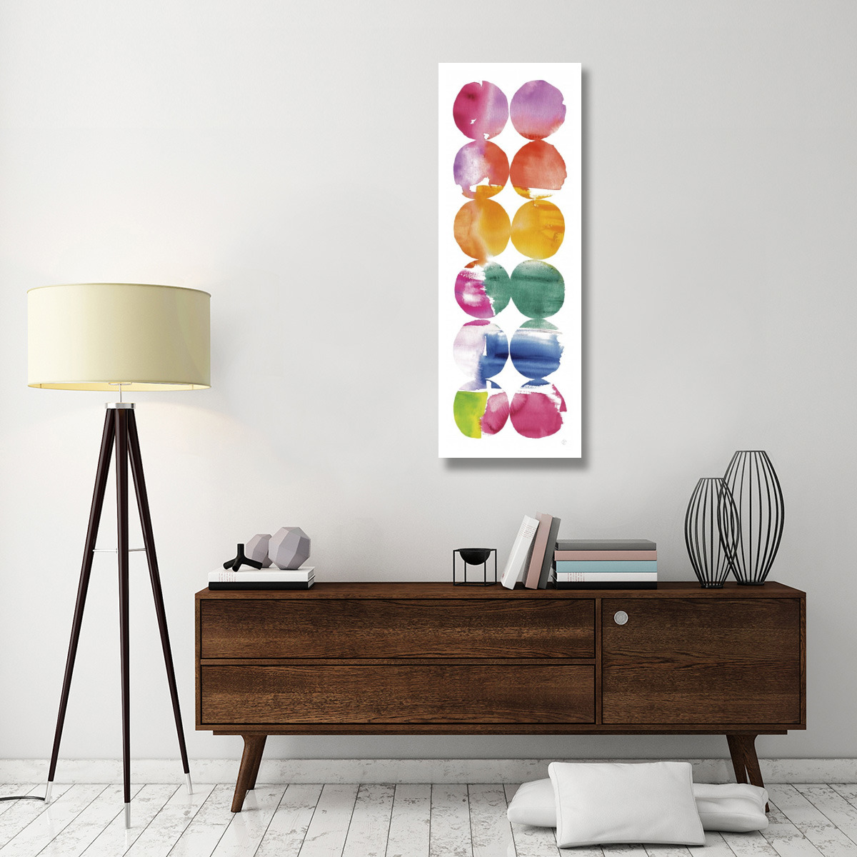 Spring Dots Panel II -Paper Art-20&quotx56"