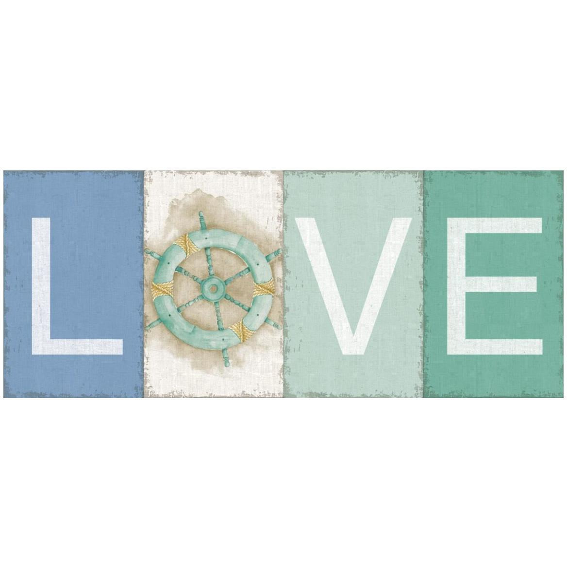 New Horizons Love -Paper Art-52&quotx22"