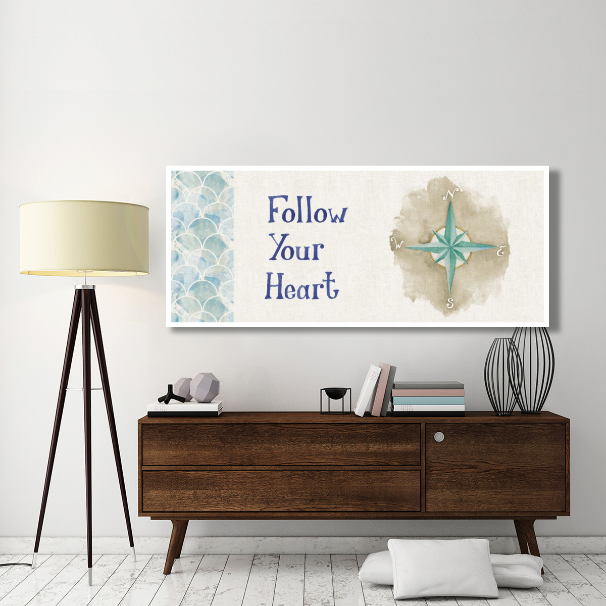 New Horizons VIII Words -Paper Art-77&quotx32"