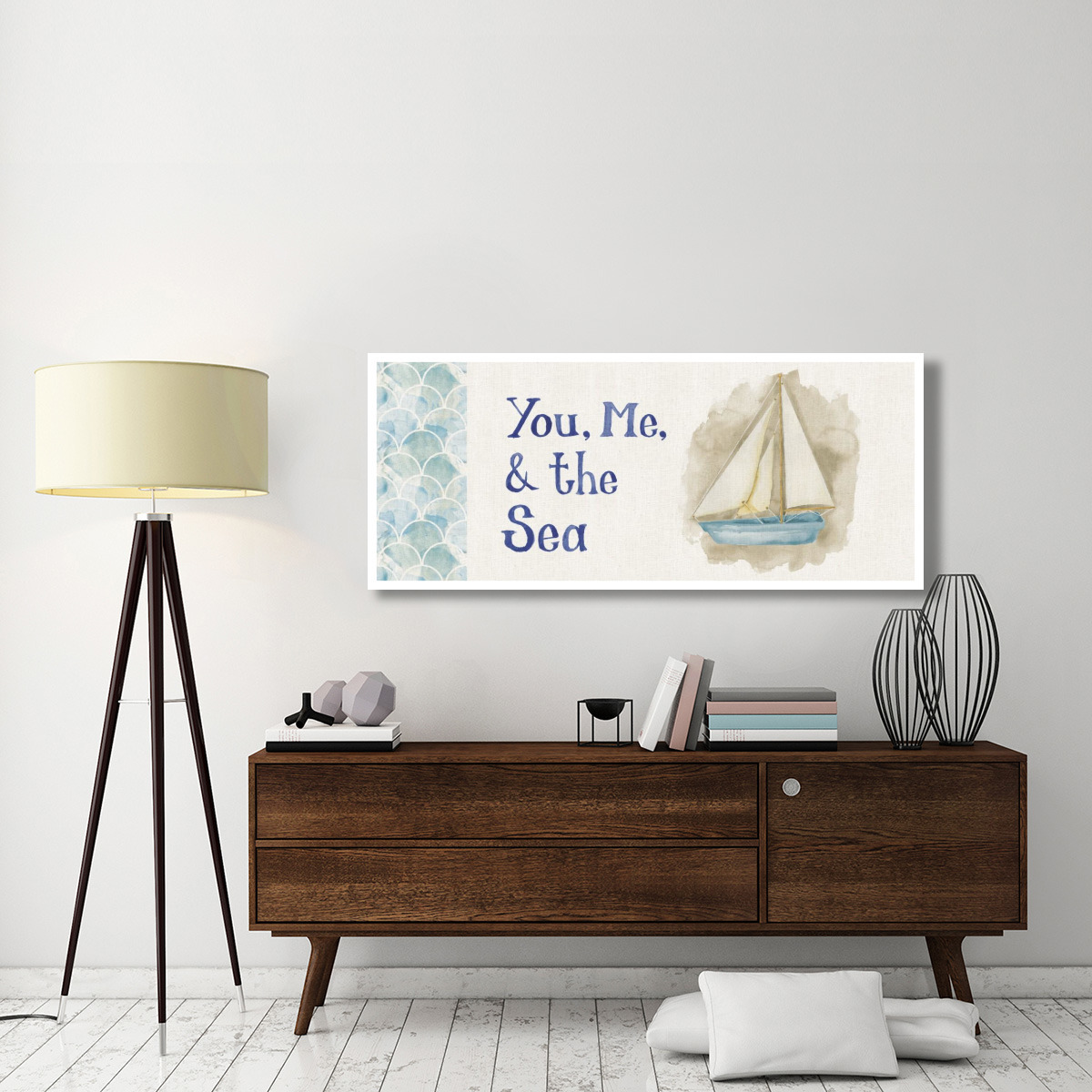 New Horizons VI Words -Paper Art-62&quotx26"