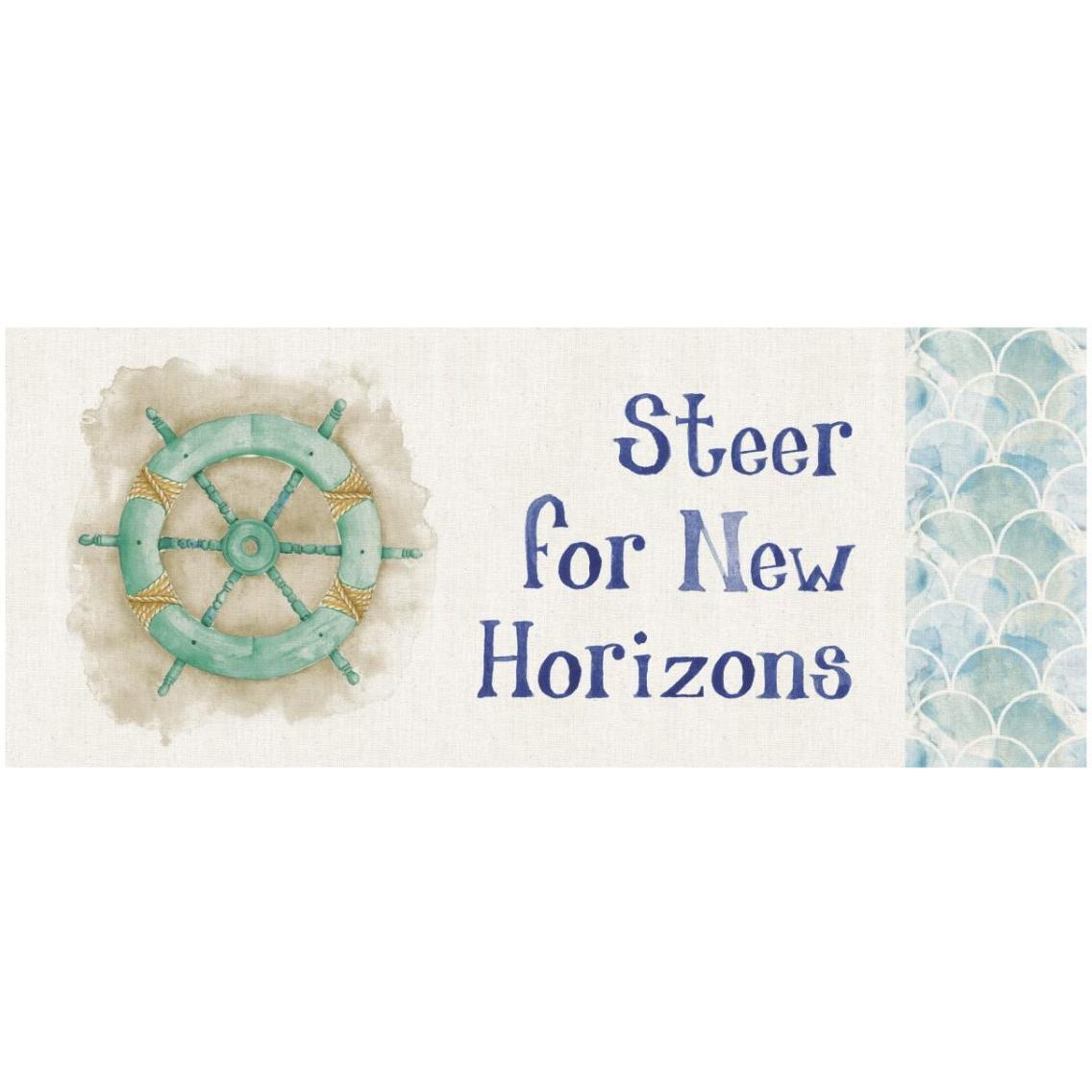 New Horizons V Words -Paper Art-32&quotx14"