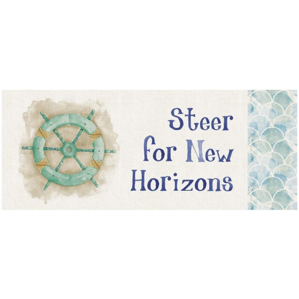 New Horizons V Words -Paper Art-52&quotx22"