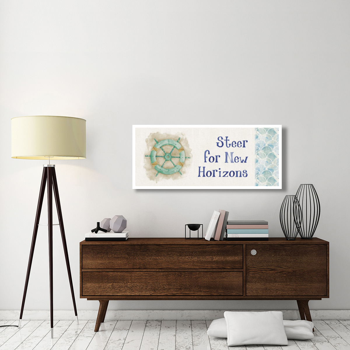 New Horizons V Words -Paper Art-52&quotx22"