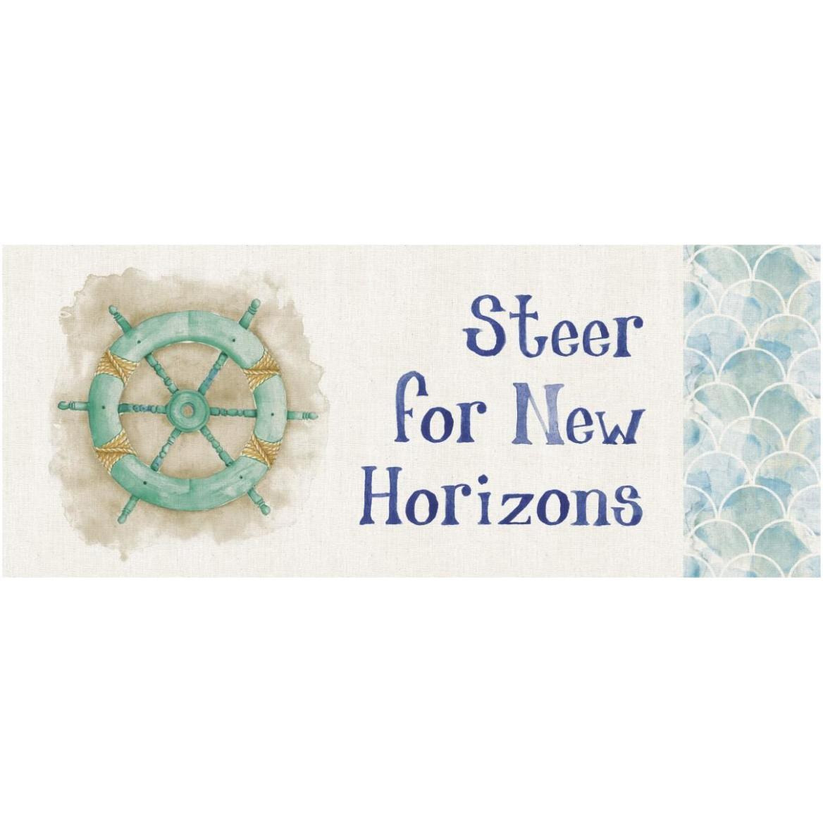 New Horizons V Words -Paper Art-62&quotx26"