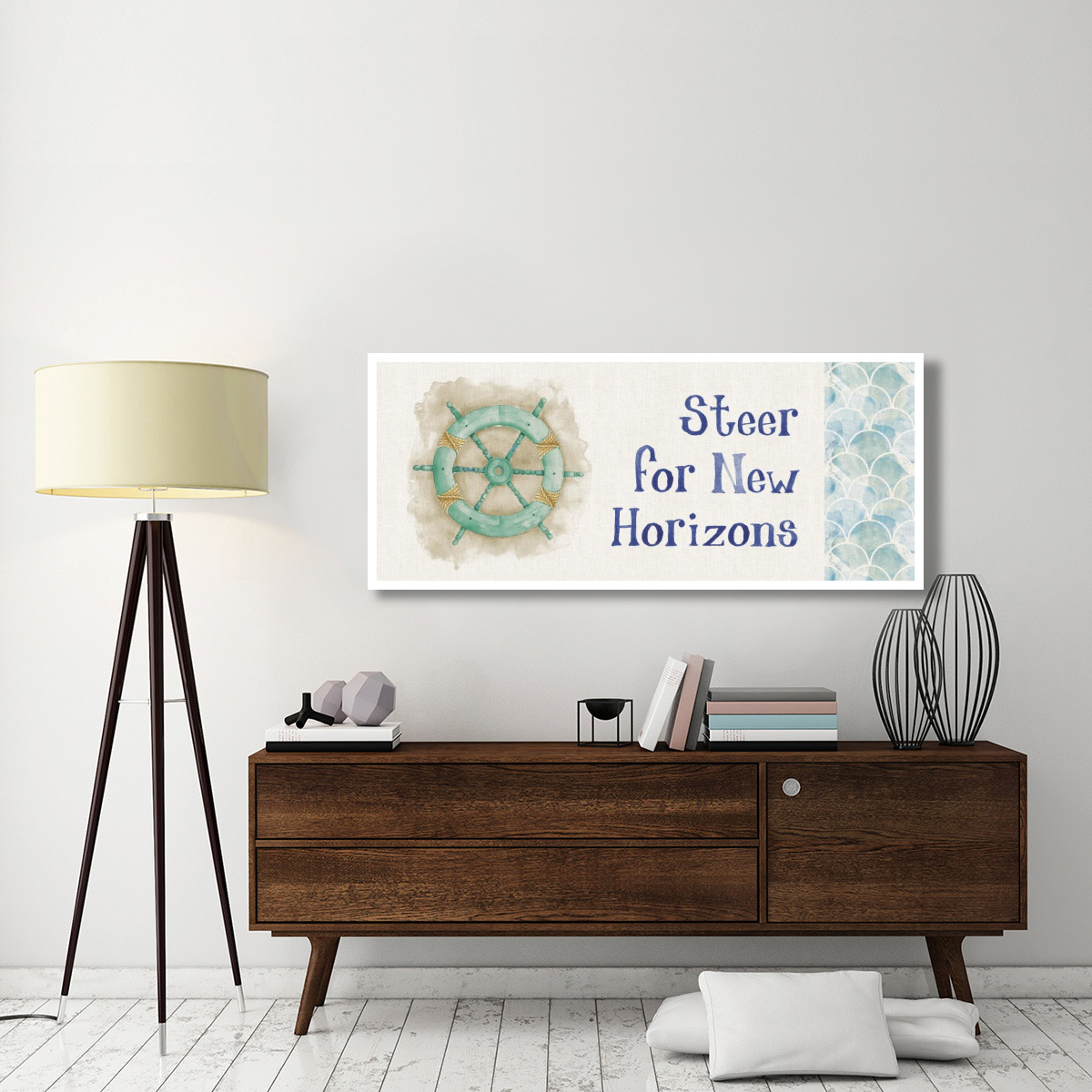 New Horizons V Words -Paper Art-62&quotx26"