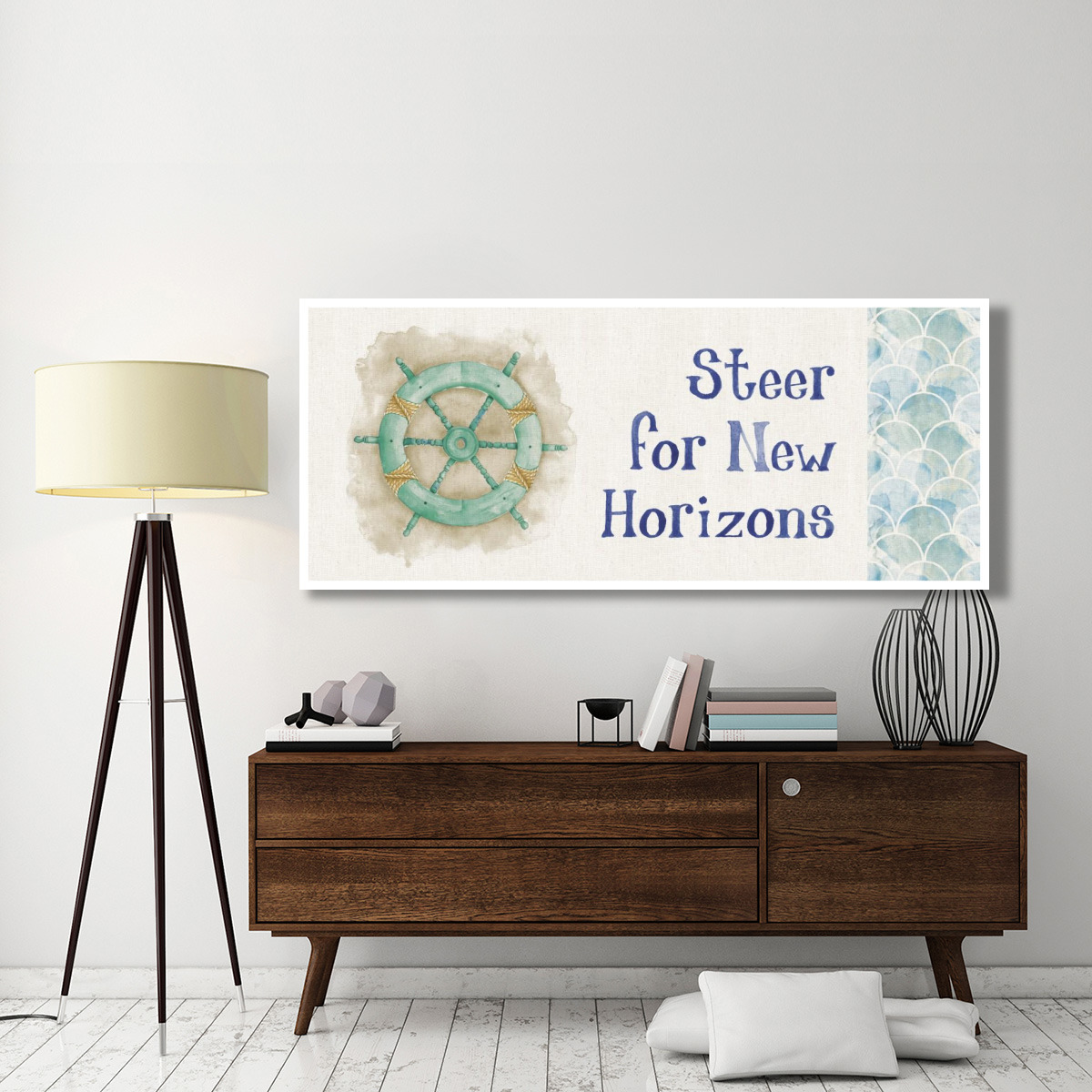 New Horizons V Words -Paper Art-77&quotx32"
