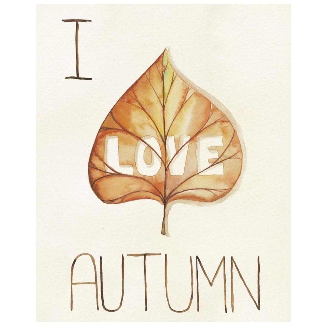 Autumn Love I -Paper Art-22&quotx26"