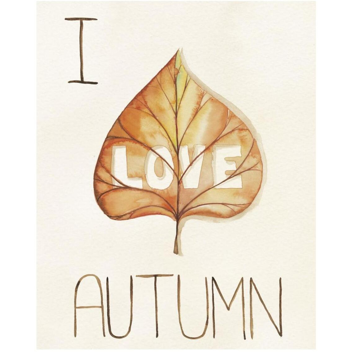 Autumn Love I -Paper Art-24&quotx30"