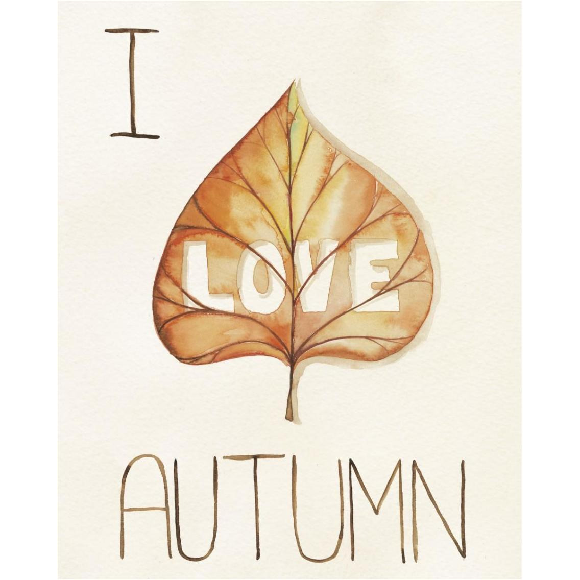 Autumn Love I -Paper Art-30&quotx37"