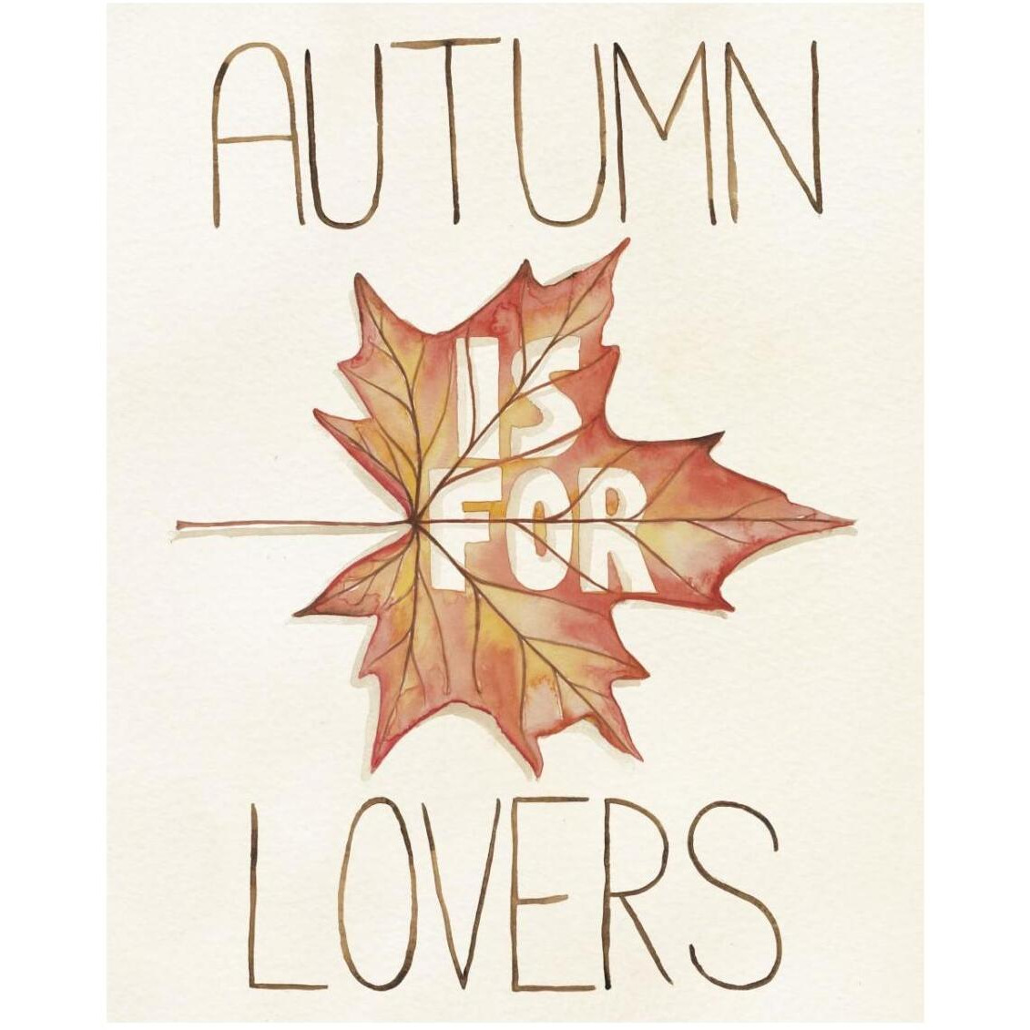 Autumn Love II -Paper Art-24&quotx30"