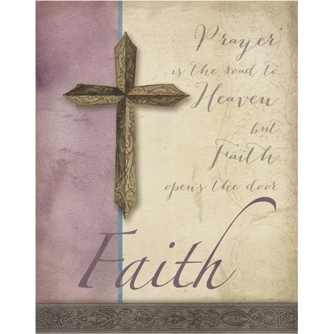 Words for Worship Faith -Paper Art-30&quotx37"