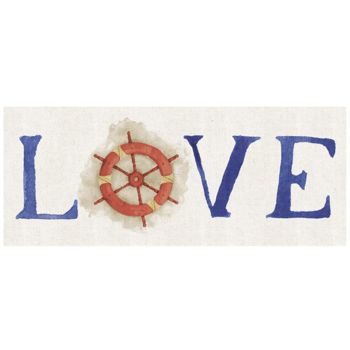 New Horizons Love on Linen -Paper Art-42&quotx18"