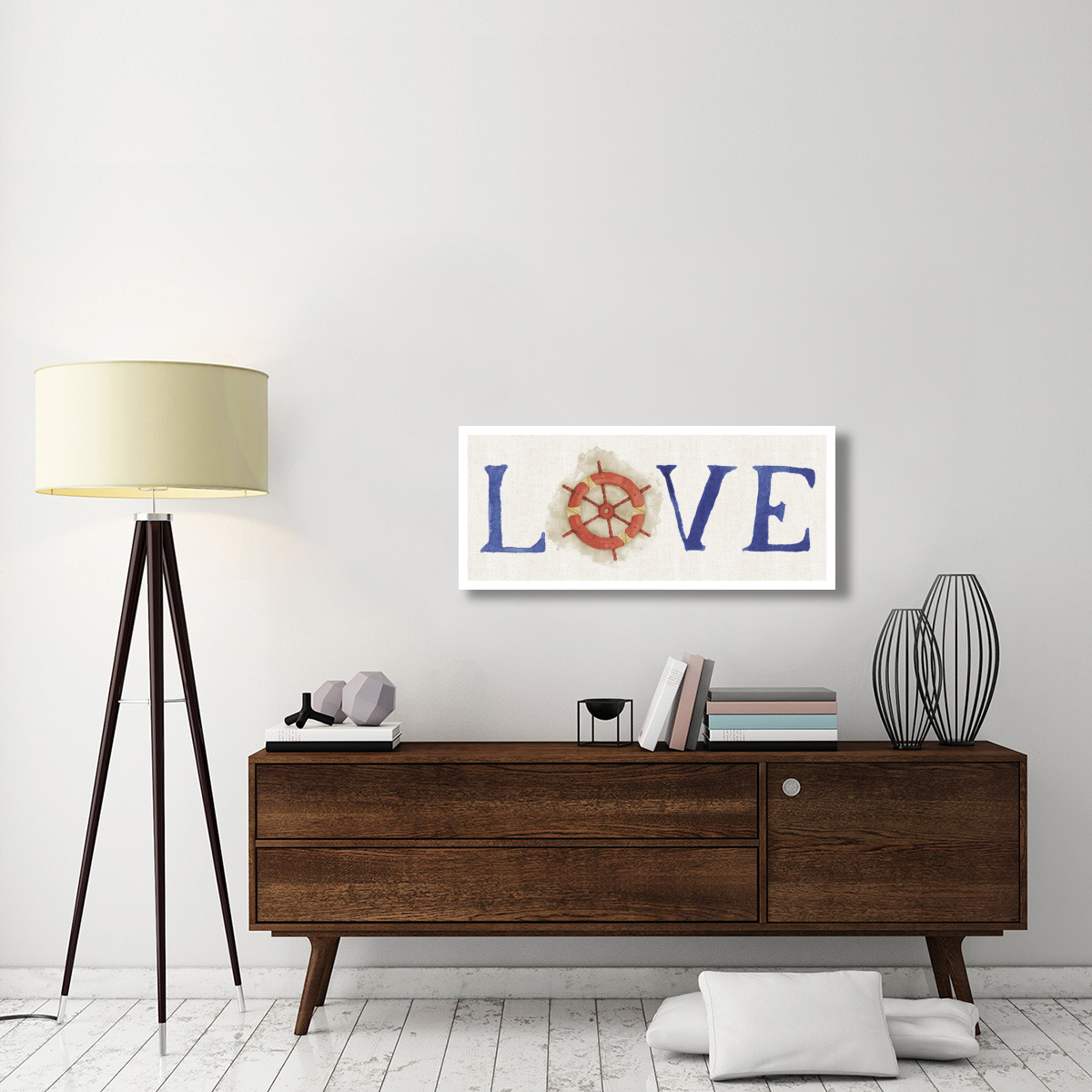 New Horizons Love on Linen -Paper Art-42&quotx18"