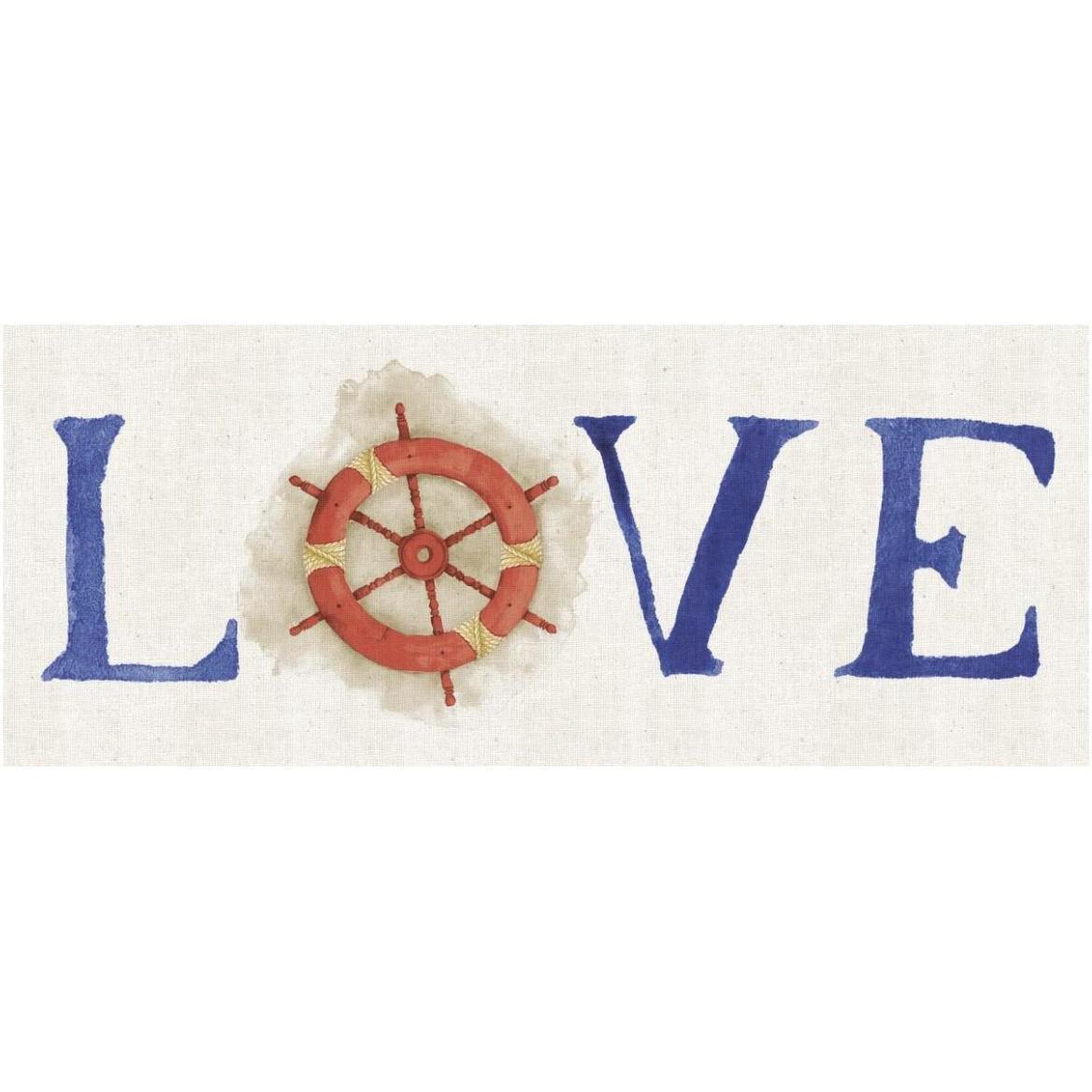 New Horizons Love on Linen -Paper Art-62&quotx26"