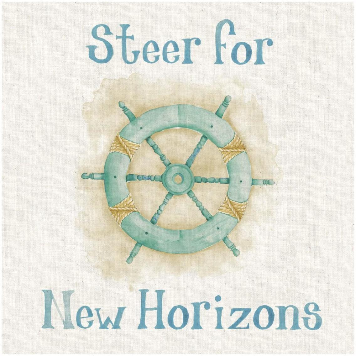 New Horizons I Words -Paper Art-32&quotx32"