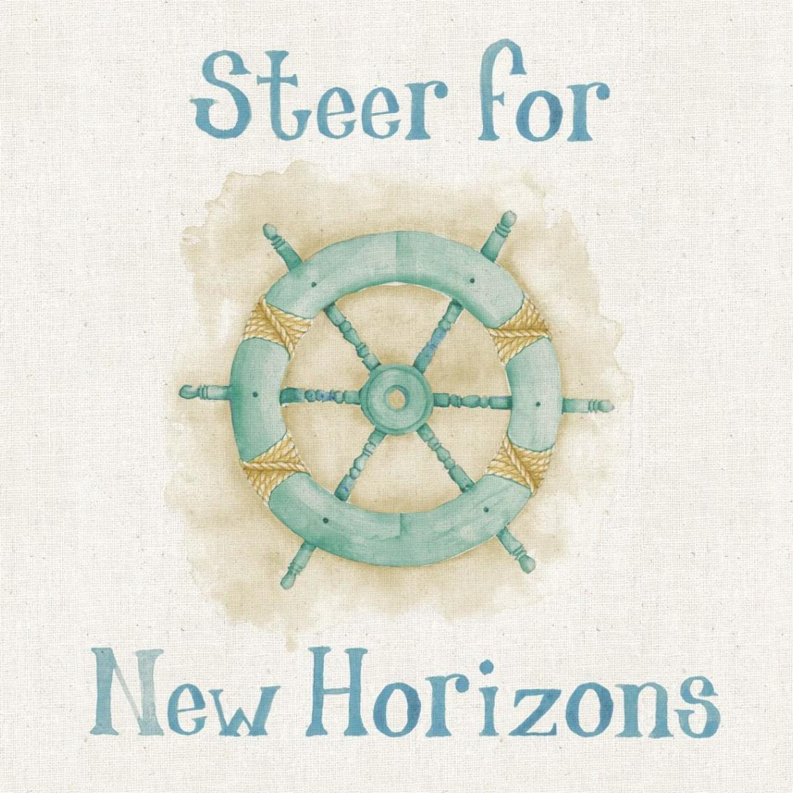 New Horizons I Words -Paper Art-38&quotx38"