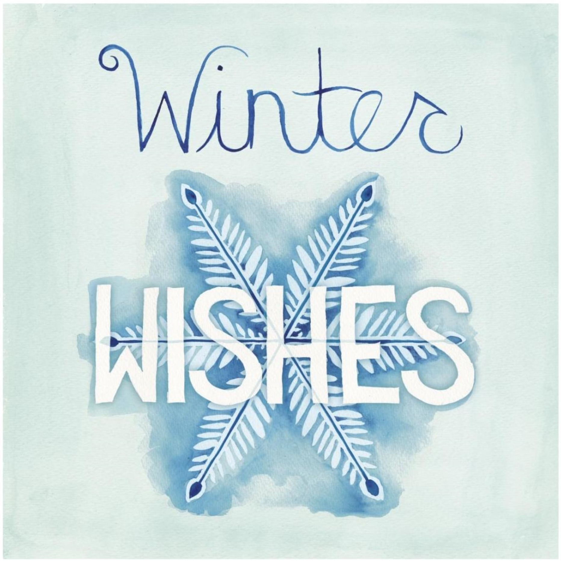 Snowflake Sayings II -Paper Art-26&quotx26"
