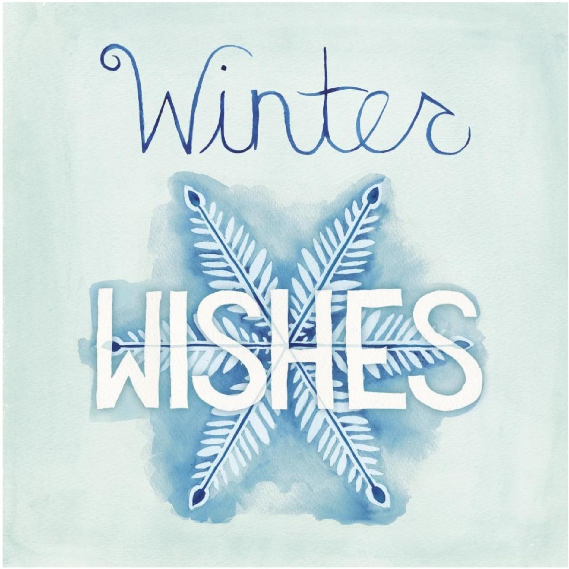 Snowflake Sayings II -Paper Art-32&quotx32"