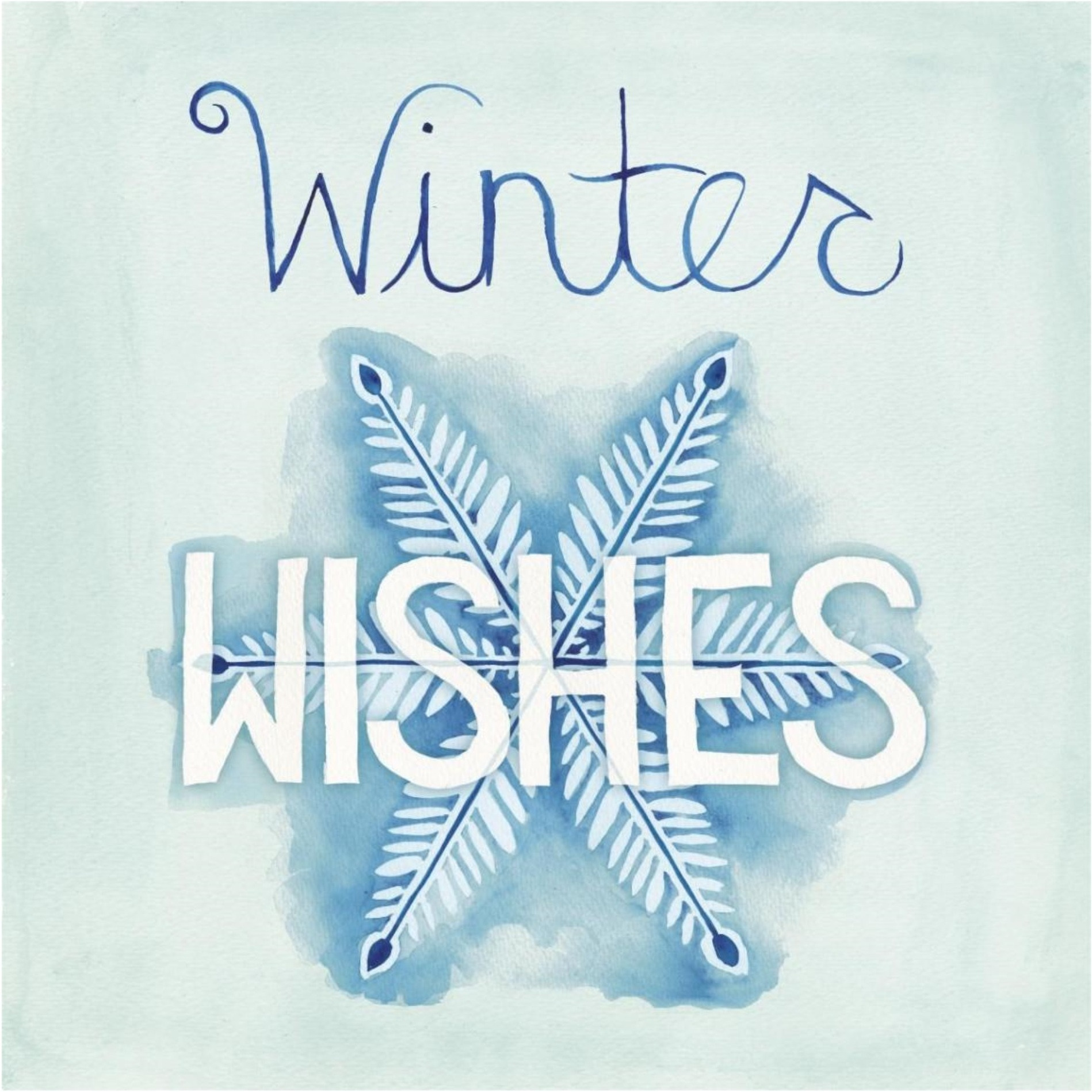 Snowflake Sayings II -Paper Art-38&quotx38"