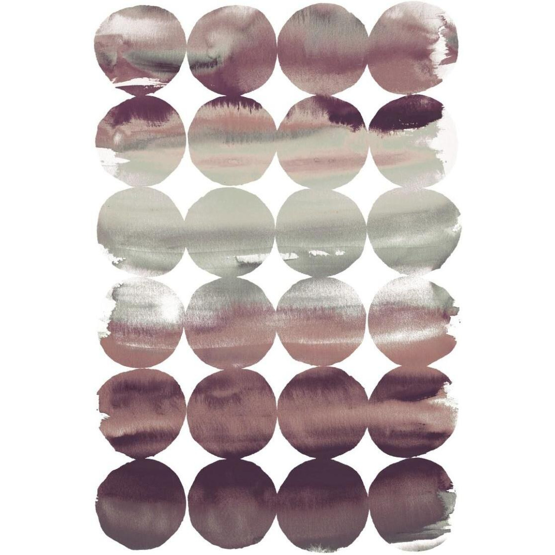Summer Dots Plum -Paper Art-42&quotx62"