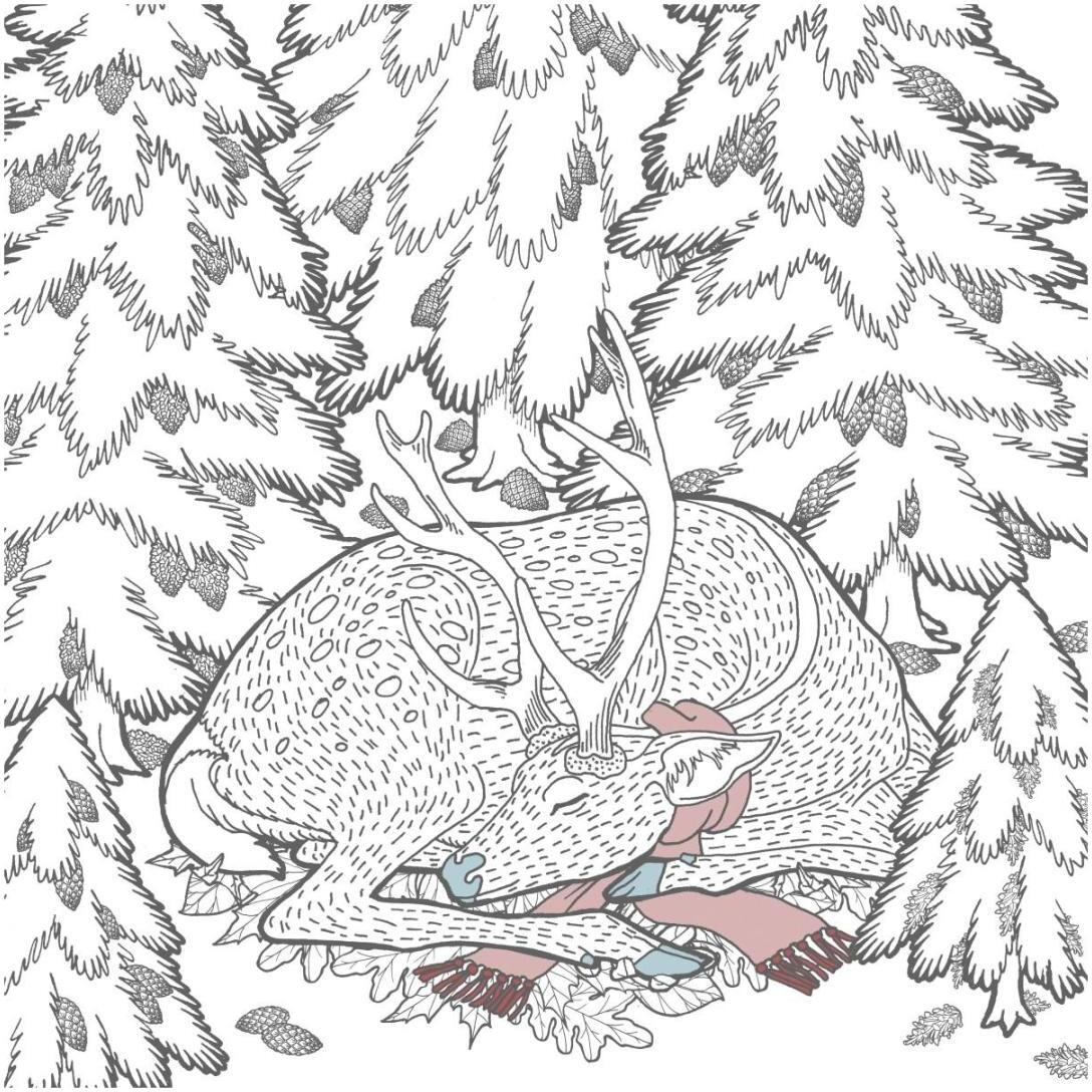 Color the Forest Color III -Paper Art-20&quotx20"