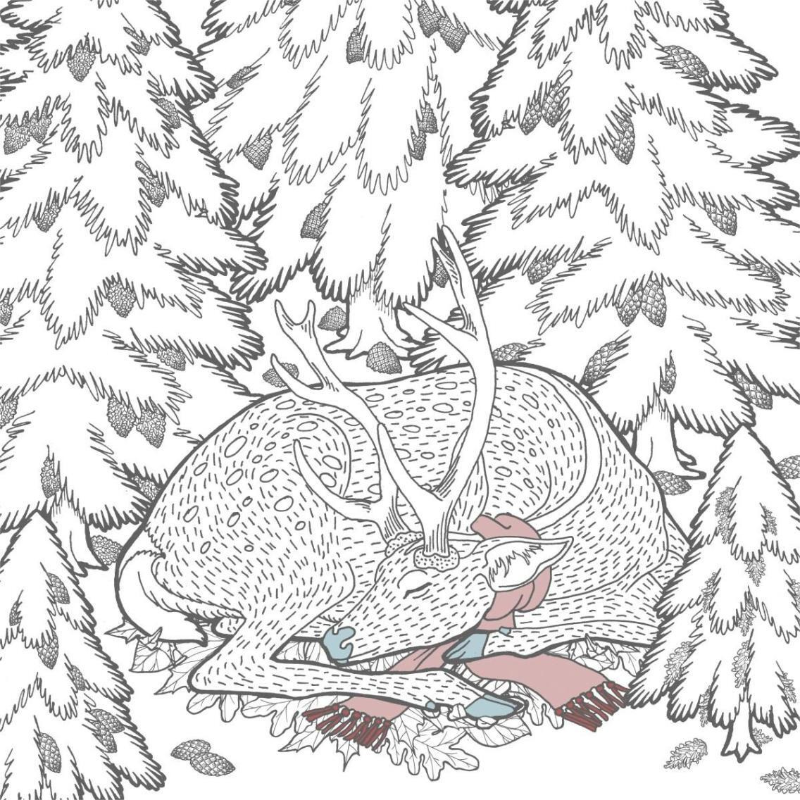 Color the Forest Color III -Paper Art-38&quotx38"