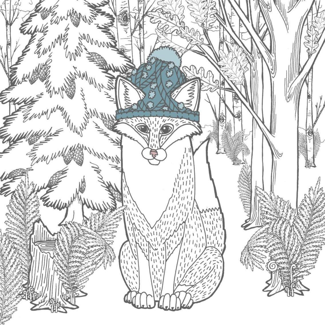 Color the Forest Color IV -Paper Art-38&quotx38"