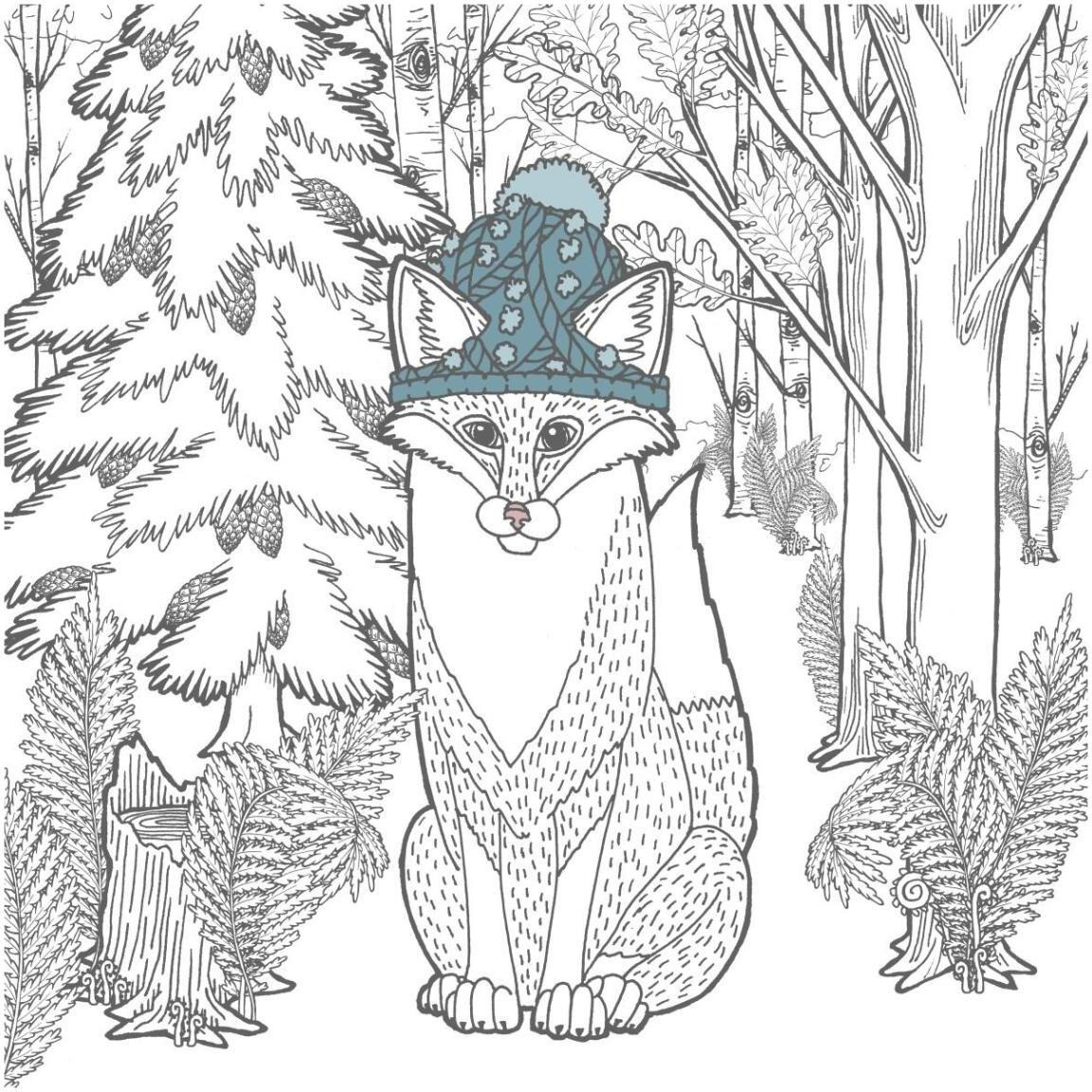 Color the Forest Color IV -Paper Art-42&quotx42"