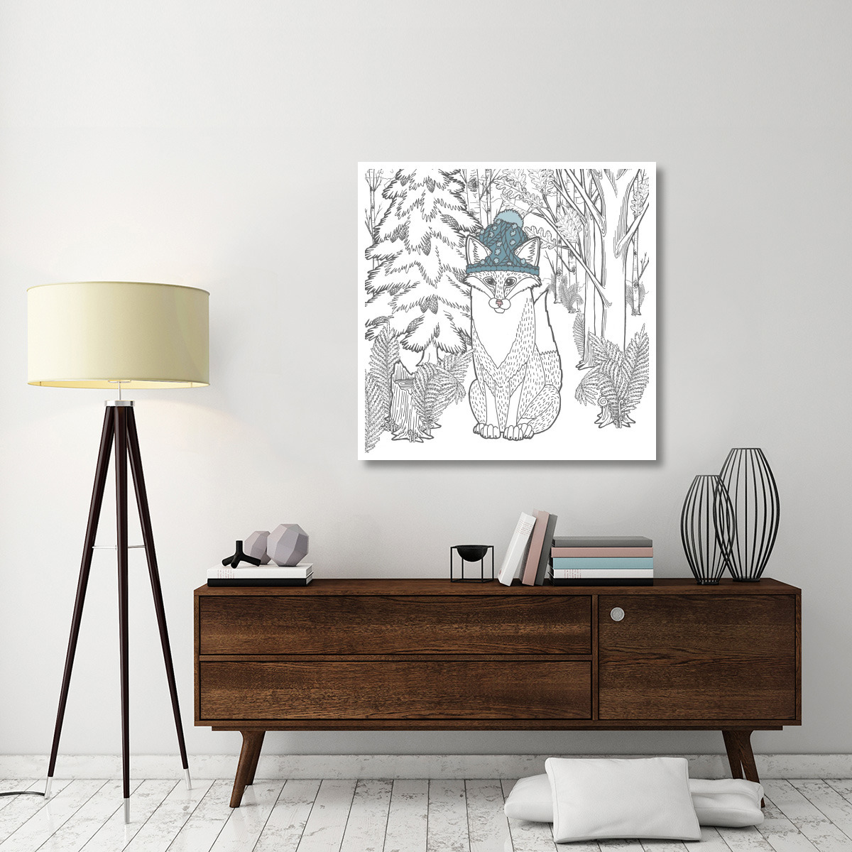 Color the Forest Color IV -Paper Art-42&quotx42"