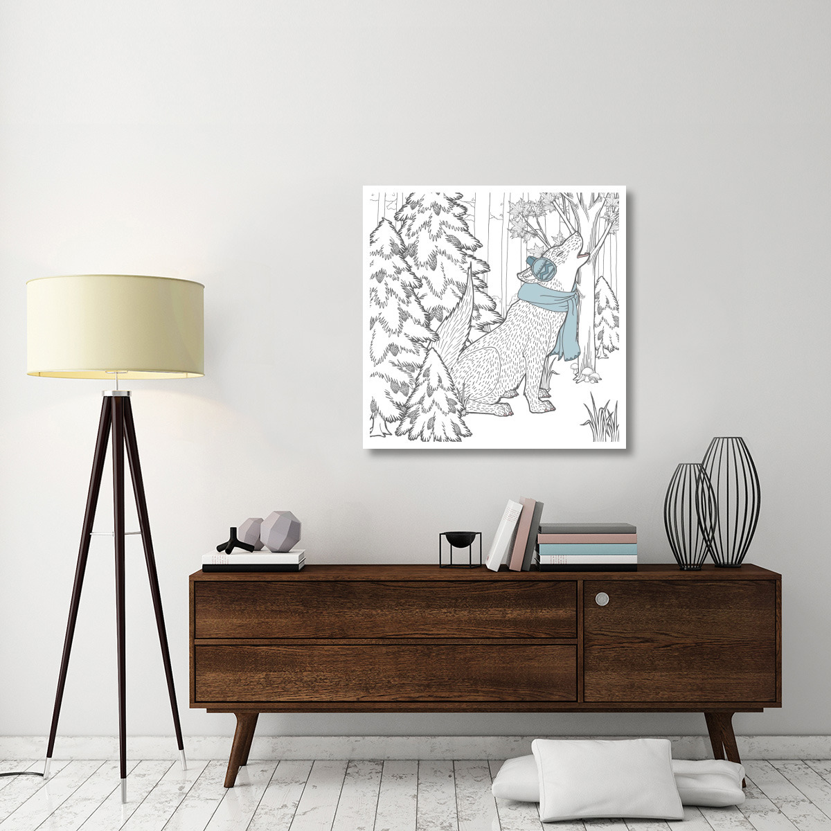 Color the Forest Color VI -Paper Art-38&quotx38"