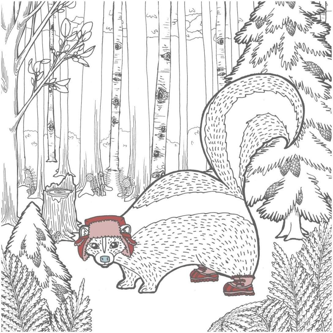 Color the Forest Color X -Paper Art-20&quotx20"