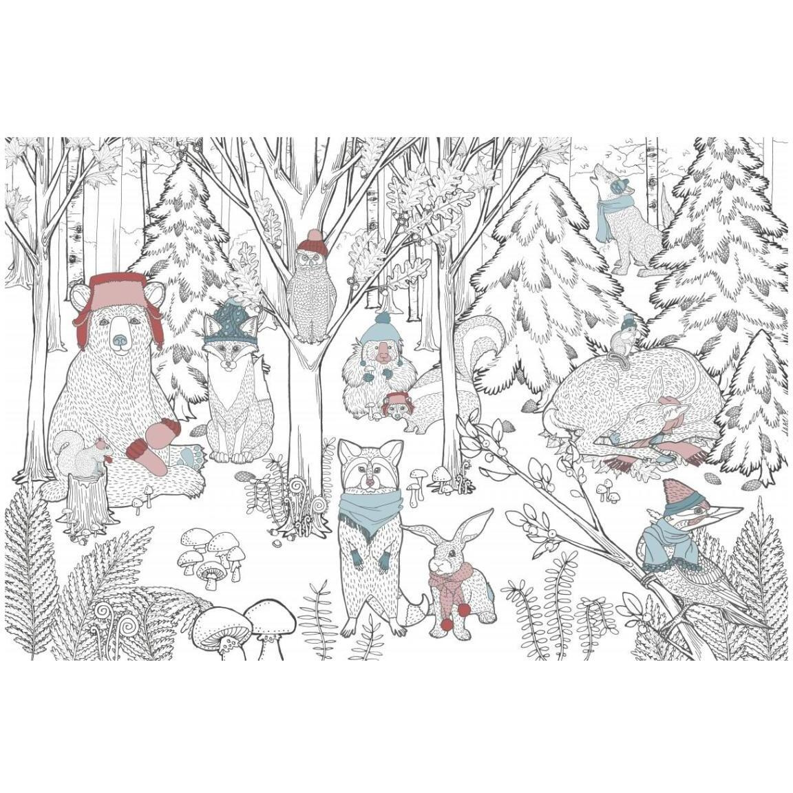 Color the Forest Color XIII -Paper Art-20&quotx14"